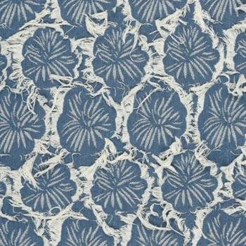 Ruffia Denim Flowers